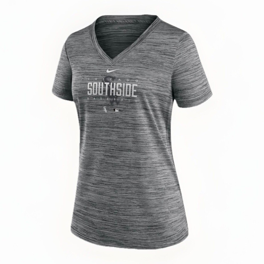 Chicago White Sox Nike City Connect Velocity Practice Performance V-Neck,  XL